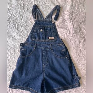 Women’s Overall Shorts, Size Medium